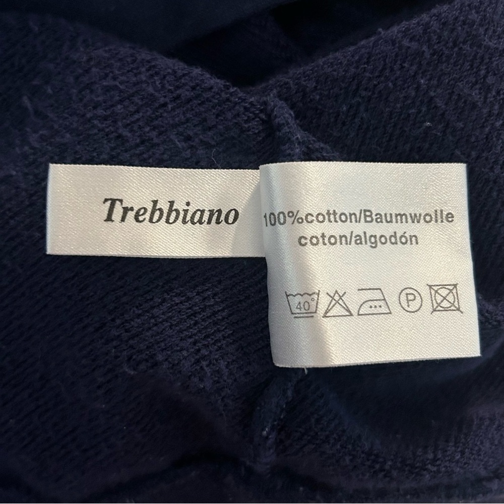 Hugo Boss Sport Men’s Blue Quarter Zip Sweatshirt Small - Picture 7 of 8